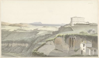 Krajina v Genzano di Roma od Josephus Augustus Knip