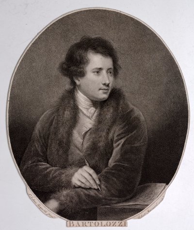 Francesco Bartolozzi, italský rytec (rytina) od Joshua (after) Reynolds