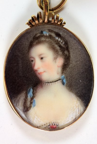 Lady Anne Campbell, hraběnka ze Strafford (smalt) od Joshua (after) Reynolds