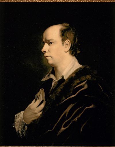 Oliver GOLDSMITH, Portrét kolem roku 1770 (olej na plátně) od Joshua (studio of) Reynolds