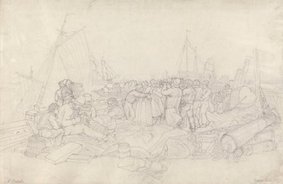 Doverské molo od Joshua Cristall