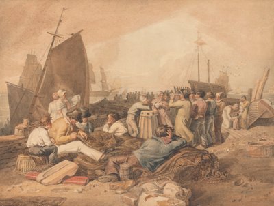 Doverské molo od Joshua Cristall