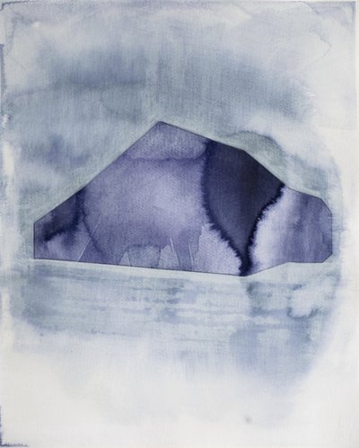 Abstraktní modrá geometrie od Joshua Hoskins