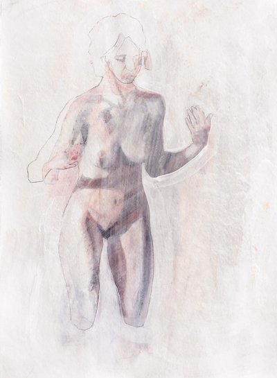 Éterická nahá postava od Joshua Hoskins