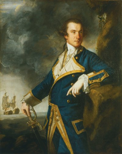 Admirál Alexander Hood od Joshua Reynolds
