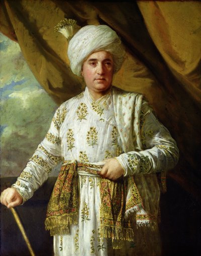 Kapitán John Foote z Východoindické společnosti od Joshua Reynolds