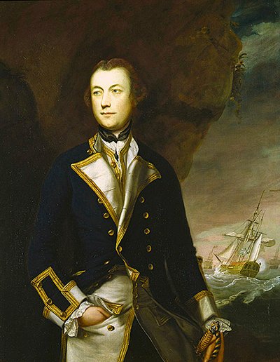Kapitán Robert Brice (olej na plátně) od Joshua Reynolds