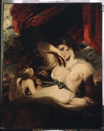Amor rozvazující stuhu Venuše (Cupid Untying the Zone of Venus). Obraz sira Joshuy Reynoldse (1732-1792) od Joshua Reynolds