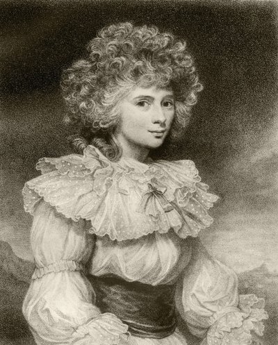 Elizabeth Cavendish, vévodkyně z Devonshire, vyryl F. Bartolozzi, z 