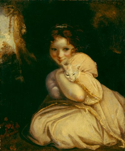 Felina s koťátkem od Joshua Reynolds
