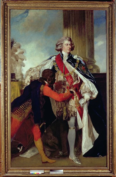 George IV, kun Walesin prinssi mustalla, 1787 od Joshua Reynolds