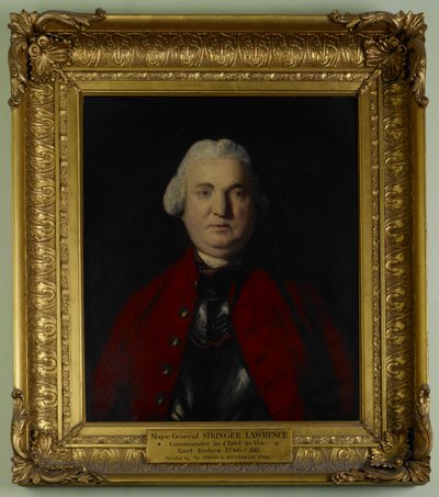 Generálmajor Stringer Lawrence (1697-1775), vrchní velitel ve Východní Indii od Joshua Reynolds