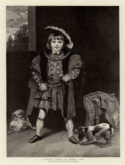 Mistr Crewe jako Jindřich VIII od Joshua Reynolds