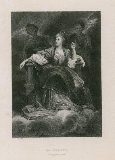 Paní Siddonsová jako tragická múza od Joshua Reynolds