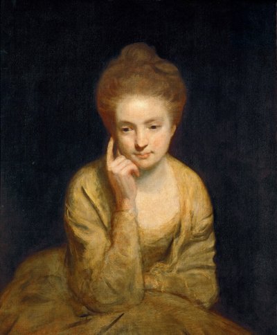 Neoklasicismus: Portrétní studie mladé dámy par Reynolds, Sir Joshua (1732-1792) od Joshua Reynolds
