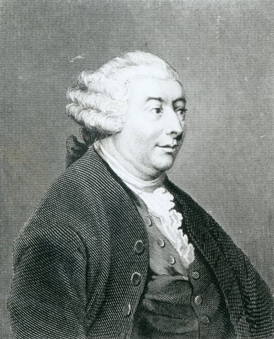 Portrét Davida Humea, vyrytý Williamem Henrym Worthingtonem od Joshua Reynolds