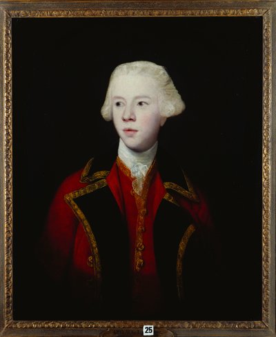 Portrét George Augusta, 3. vikomta Howea, poloviční délky, v uniformě 1. gardy od Joshua Reynolds