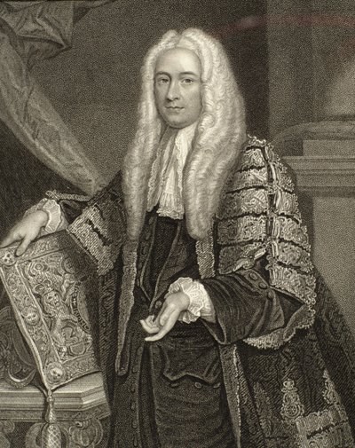 Portrét Henryho Foxe, 1. barona Hollanda (1705-74), vyrytý Henry Robinsonem (fl. 1833-51) od Joshua Reynolds