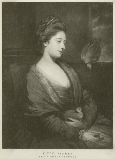 Portrét Kitty Fisher (hlubotisk) od Joshua Reynolds
