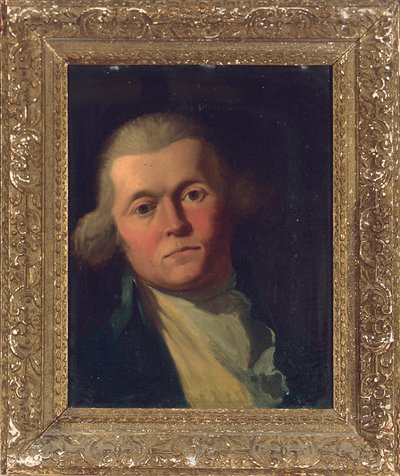 Portrét gentlemana, po poprsí, v modrém kabátě a žluté vestě od Joshua Reynolds