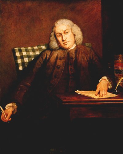 Samuel Johnson, anglický literát, 1756-1757 od Joshua Reynolds