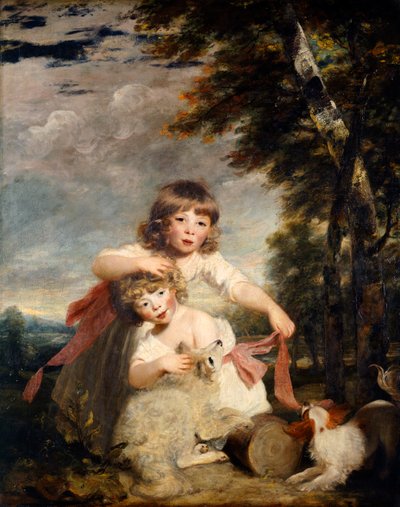 Brummellovy děti od Joshua Reynolds