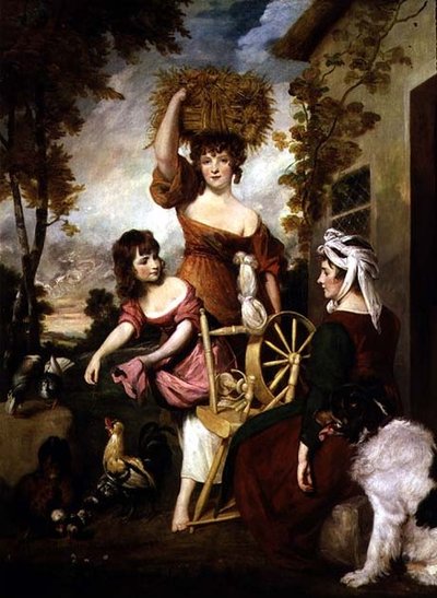 Chalupáři, rodina Machilových (olej na plátně) 1788 od Joshua Reynolds