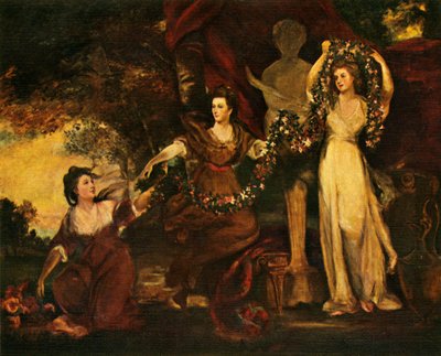 Tři Grácie, 1773, c1912 od Joshua Reynolds