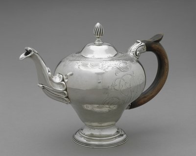 Čajová konvice, 1755-75 (stříbrná) od Joshua Richardson