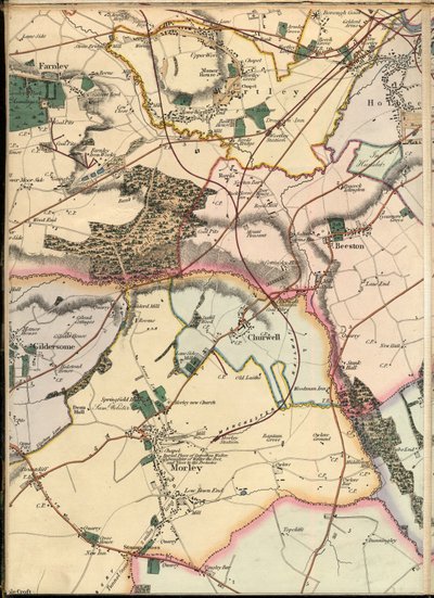 C3, Wortley, Farnley, Holbeck, Beeston, Churwell  Gildersome od Joshua Thorp