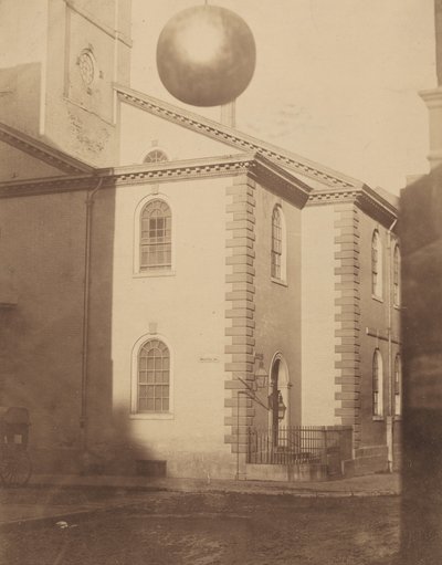 Kostel Brattle Square, 50. léta 19. století (foto) od Josiah Johnson Hawes