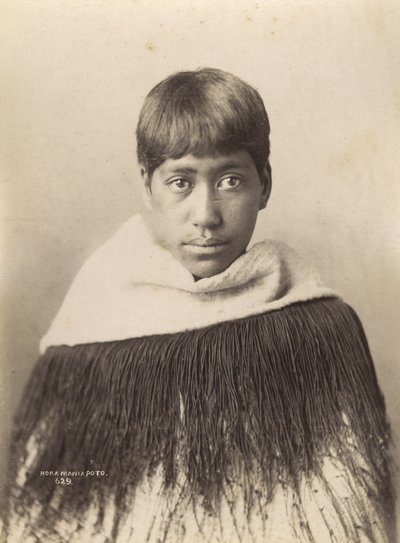 Hora Maniapoto, c.1890 (tisk alba) od Josiah Martin