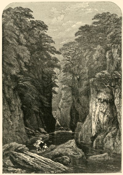 Fors Nothyn, Severní Wales, c1850. od Josiah Wood Whymper