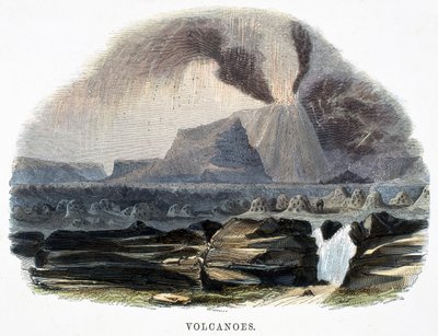 Sopky, z Fenomény přírody, 1849 od Josiah Wood Whymper