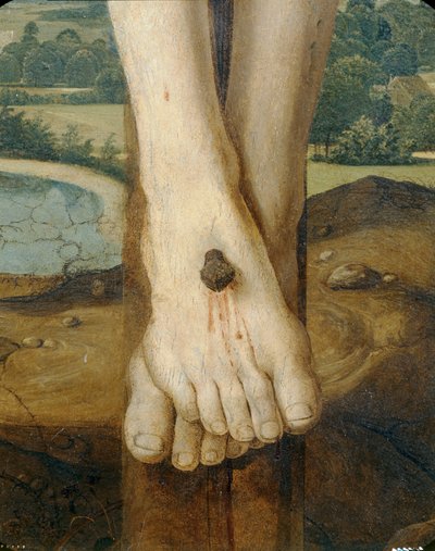 Kalvárie, detail od Josse (fl.1493 1508) Lieferinxe