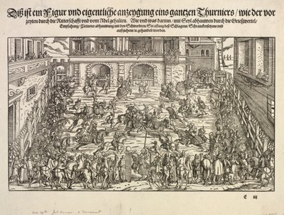 Turnaj, 1565. od Josse Amman