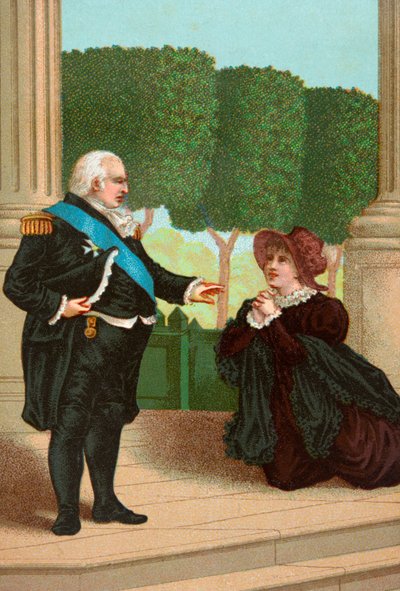 Paní Labedoyereová prosí krále o milost od Josse Photo