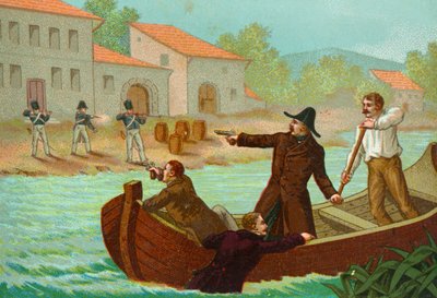 Proskripce v jižní Francii v roce 1815 (ilustrace) od Josse Photo