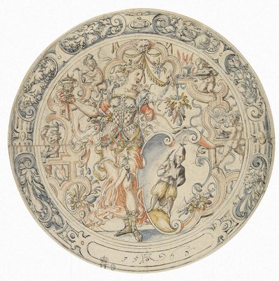 Alegorie hornictví, 1563 od Jost Amman