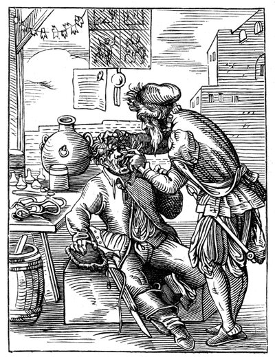 Zubař, 16. století 1849. od Jost Amman