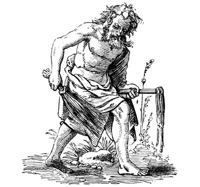 Flagellant, 16. století od Jost Amman