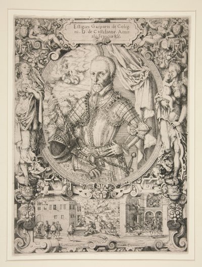 Gaspard de Coligny, admirál Francie od Jost Amman