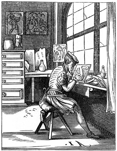 Iluminátor, 16. století 1849. od Jost Amman