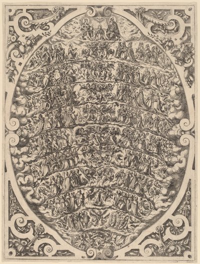 Hierarchie nebes od Jost Amman