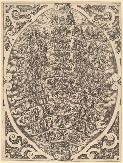 Hierarchie nebes od Jost Amman
