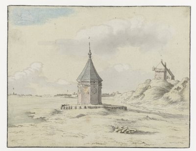 Pohled na Stadsfontein („Městská fontána“), Bergen op Zoom od Josua de Grave (possibly)