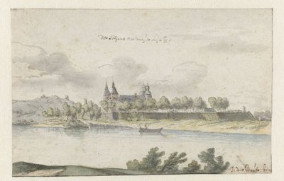 Pohled na Fort Navagne, Limburg od Josua de Grave
