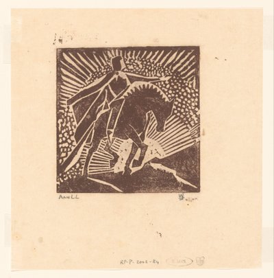 Rytíř na koni od Joub Wiertz (signed by artist)