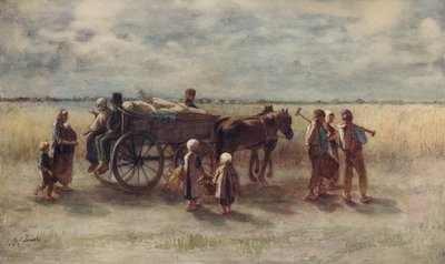 Bramborová sklizeň, 1844, c1915 od Jozef Israëls