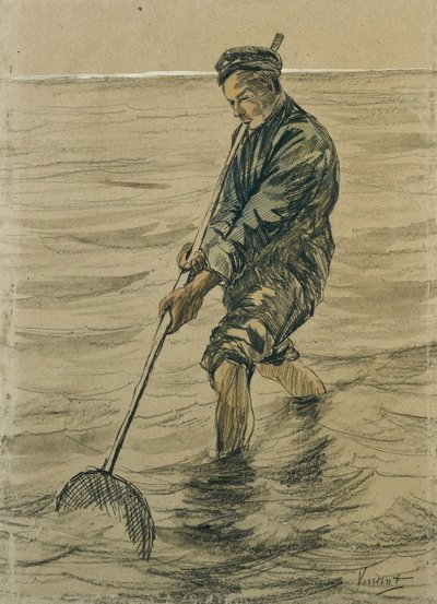 Rybář lastur, 1863-90 od Jozef Israëls
